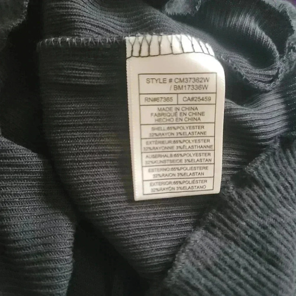 BB DAKOTA BLACK LOUNGE TOP XX-LARGE CM37362W - Picture 6 of 6